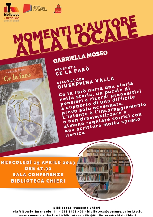Momenti d'autore alla Locale: Ce la farò
