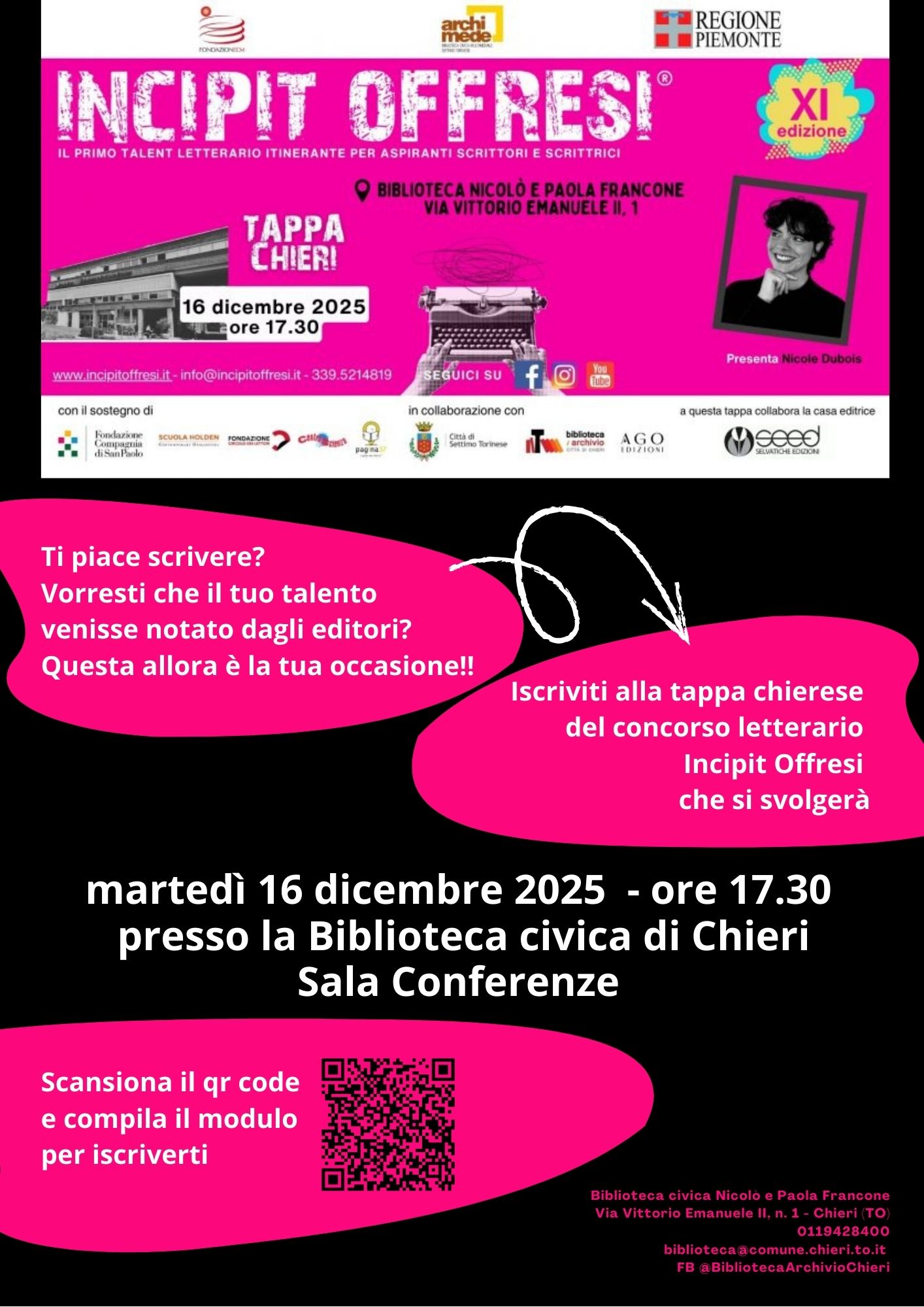 Incipit Offresi a Chieri 