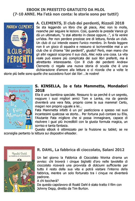 Novità di maggio